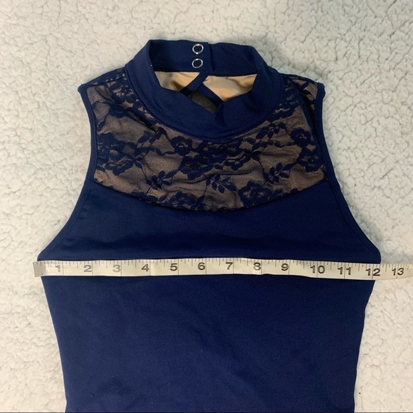 Energetiks New With Tags Scarlet Lace Leotard in Navy US Size 4/6 - Picture 13 of 16